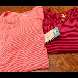 Bundle of scrub shirts. NWT and NWOT